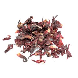 Getrocknete Hibiskusblüten ganz – 1kg Beutel für Dekoration & Kreativprojekte