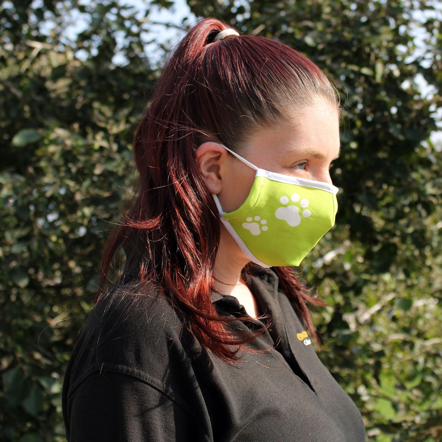 Wiederverwendbare Gesichtsmaske mit Tierpfoten-Muster – Stilvoller Alltagsschutz