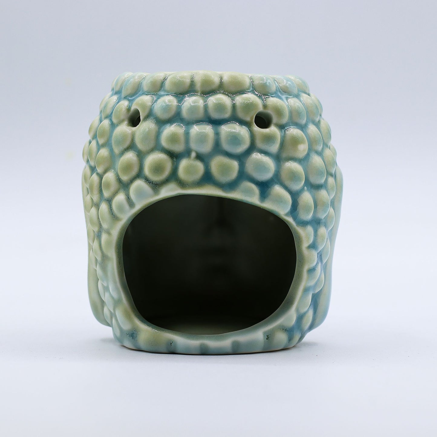 Keramik-Duftlampe 'Buddha Blau' – Zeitloses Design für harmonische Düfte