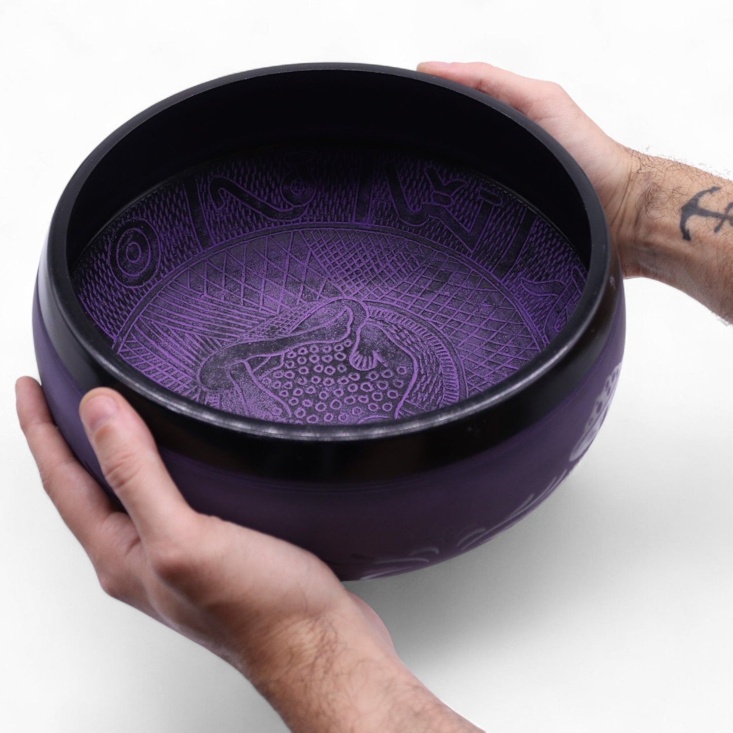 Pilz-Klangschale 'Purple Haze' – Extra lauter Ton in intensivem Purpur