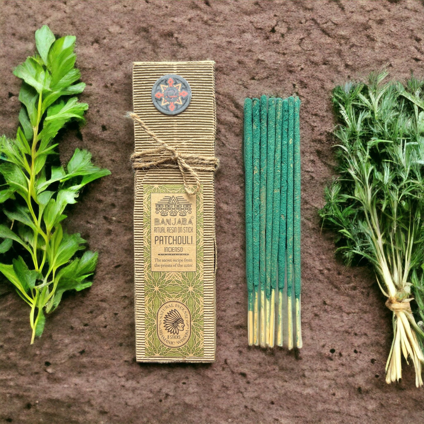 Patchouli Ritualharzstäbchen – 8er Set für innere Ruhe