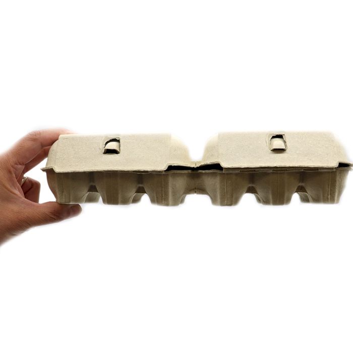 Badebomben-Eier im Eierkarton | Duft: Banane | 6 Stück