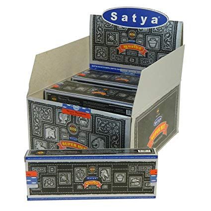 Satya Superhit Dhoop Sticks – Handgerollte Räucherstäbchen mit süßlichem Duft