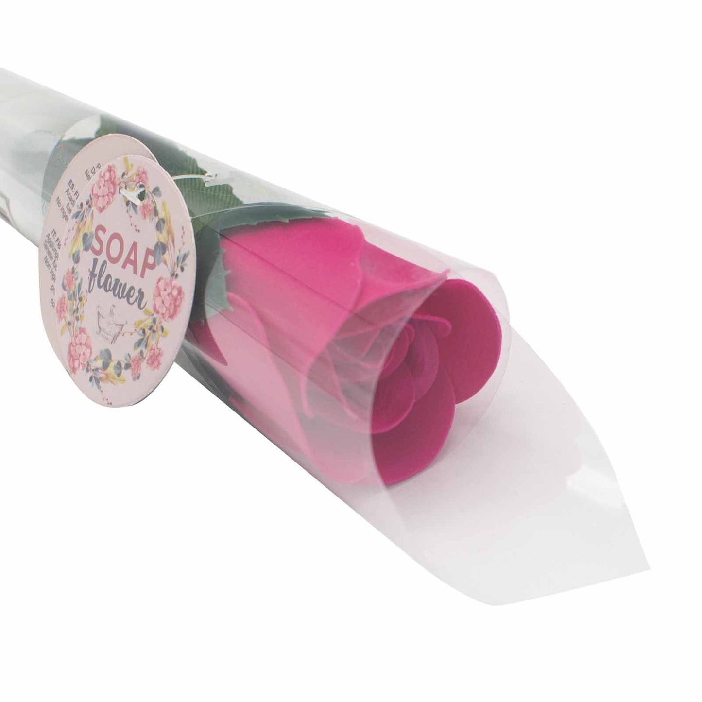 Glycerin-Seifenrose 'Kleine Rote Rose' – Kunstvolle Blumenseife zum Verschenken