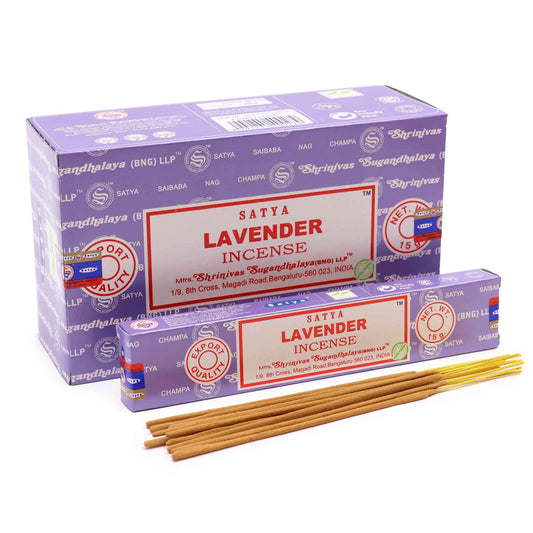 Lavendel-Räucherstäbchen, handgerollt – 15 Stück für Entspannung & Wohlgefühl