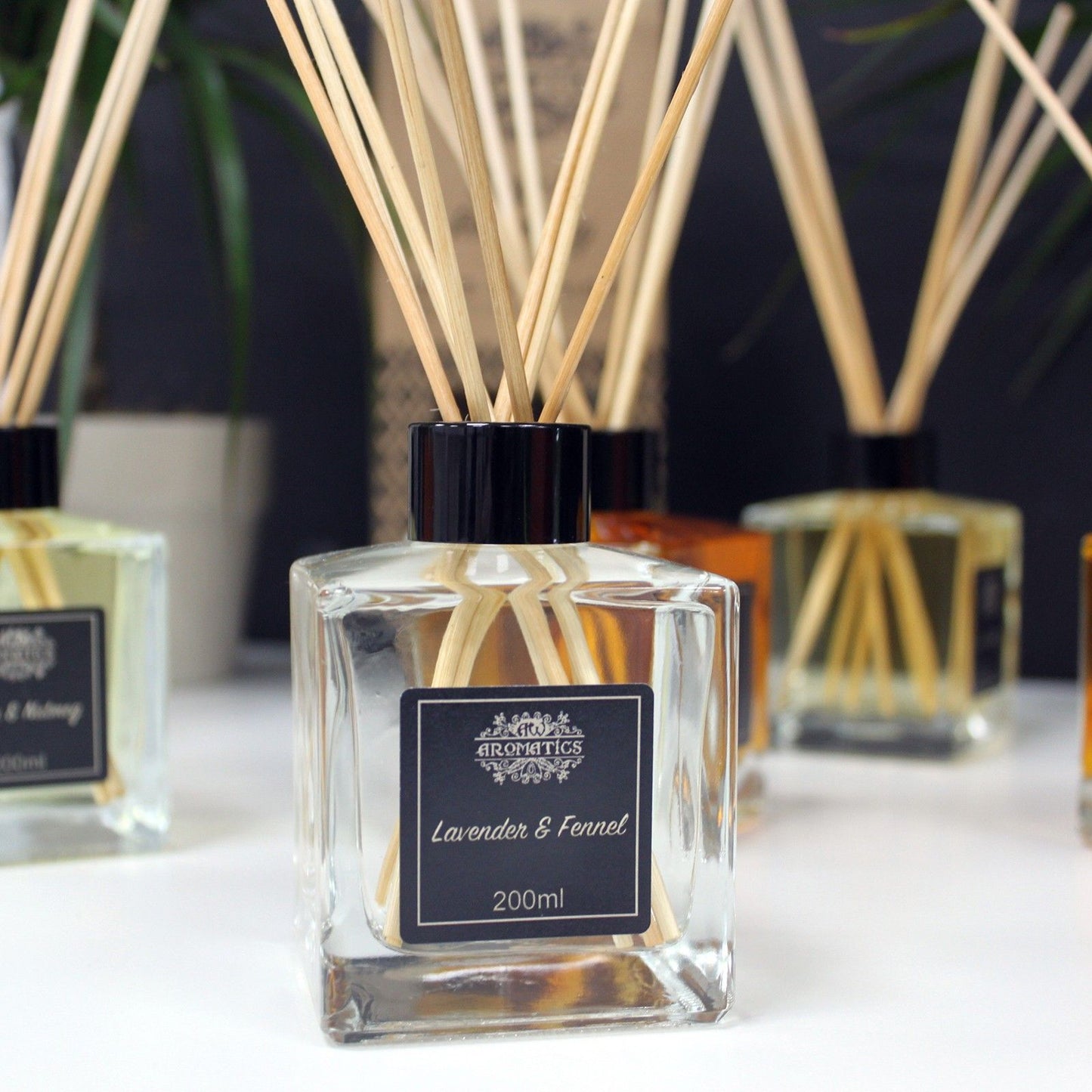 Rattan Duftdiffusor mit Lavendel & Fenchel – Natürliche Aromatherapie für Ihr Zuhause (200ml)