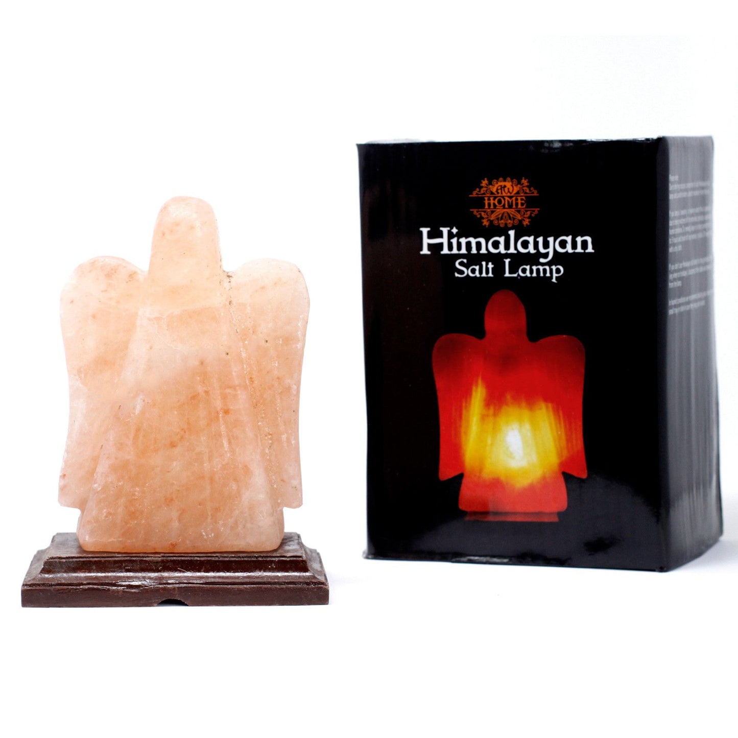 Himalaya-Salzlampe in Engelsform – Naturreines Wohlfühllicht