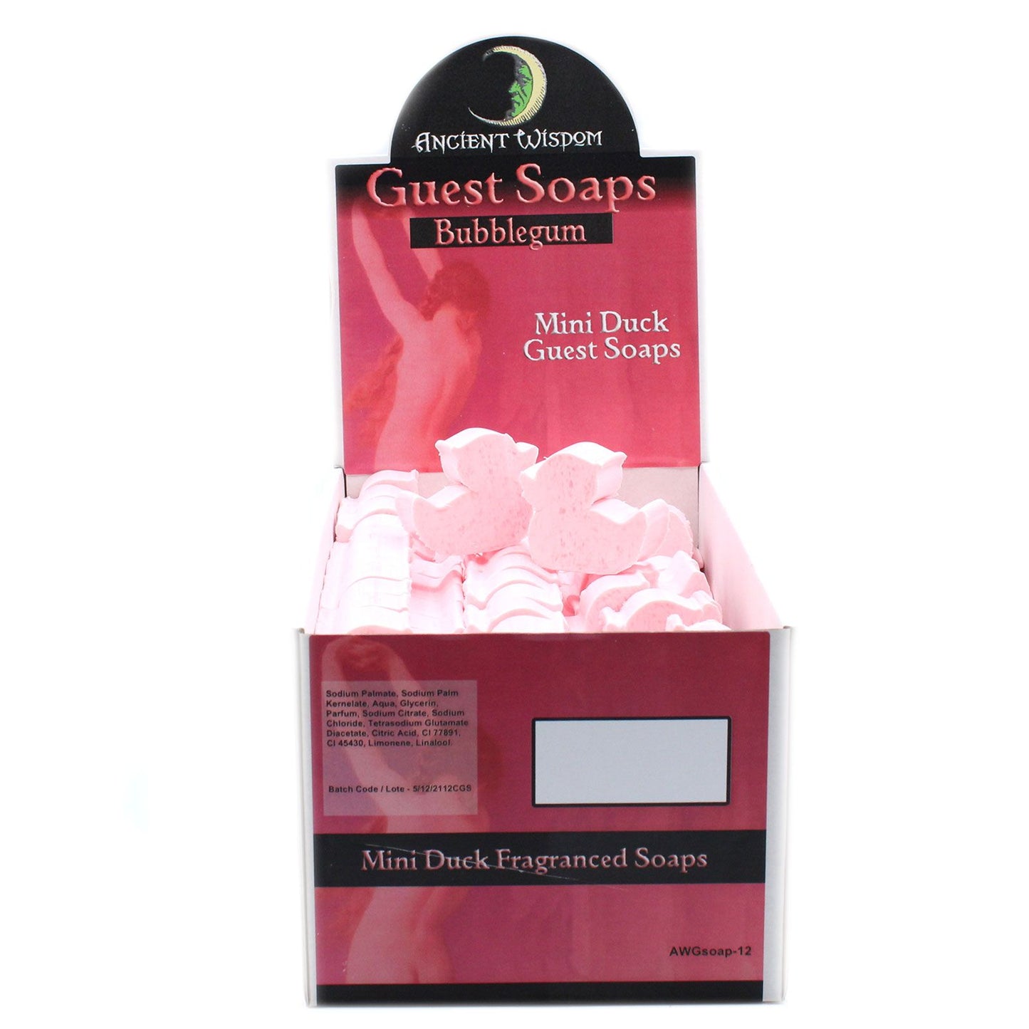 Gästeseifen-Set 'Pink Duck' (10 Stück) - Fröhlicher Bubblegum-Duft