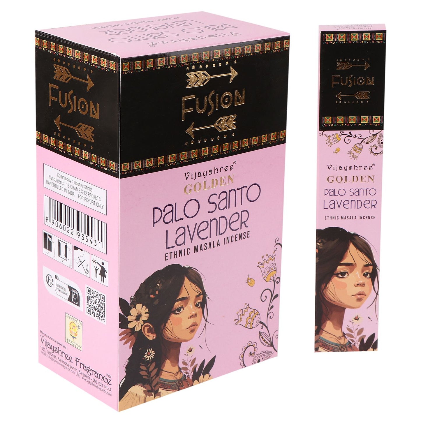 Räuchermischung Goldener Palo Santo & Lavendel – 15g Dose für innere Ruhe