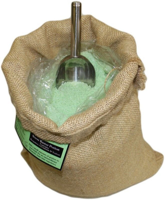 Stress Buster Aromatherapie-Badesalz – 7 kg im naturbelassenen Jutesack