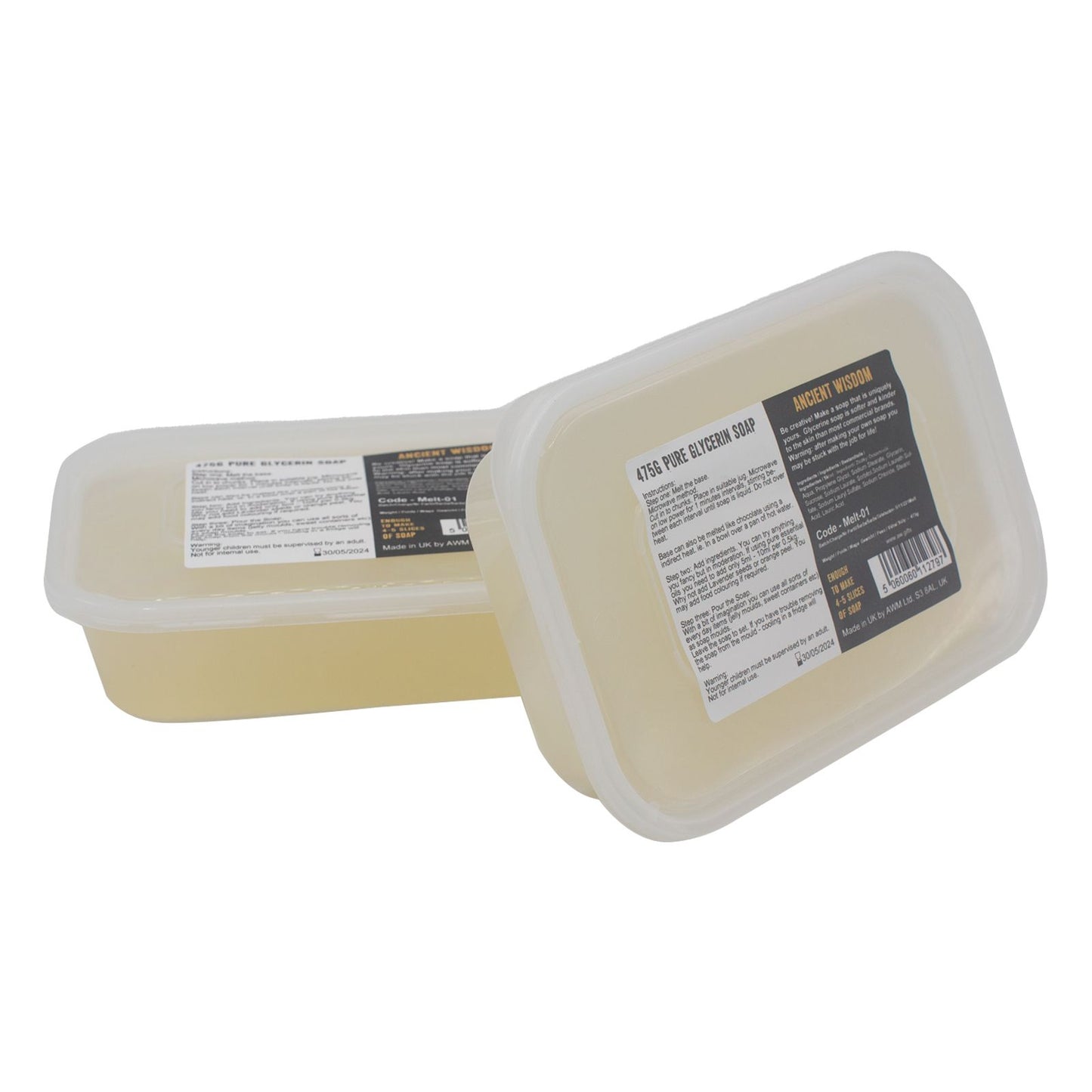 Schmelzgieß-Set für kreative Seifenherstellung (475g)