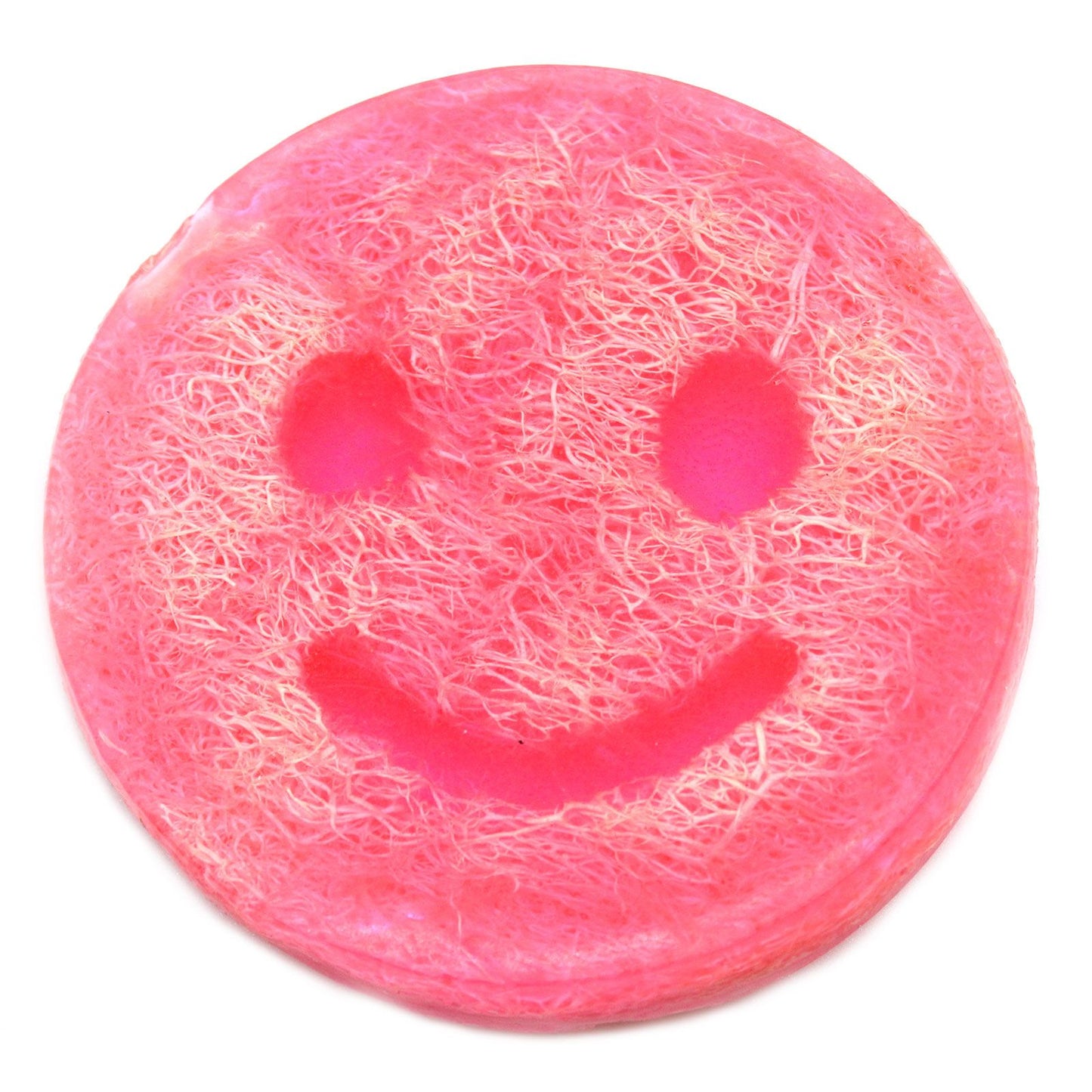 Happy Scrub Seife Bubblegum - Natürliche Peelingseife mit Luffa