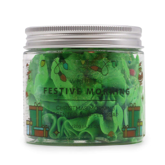 Festlicher Morgen – Cremige Schlagseife mit Zucker-Dekor (120g)