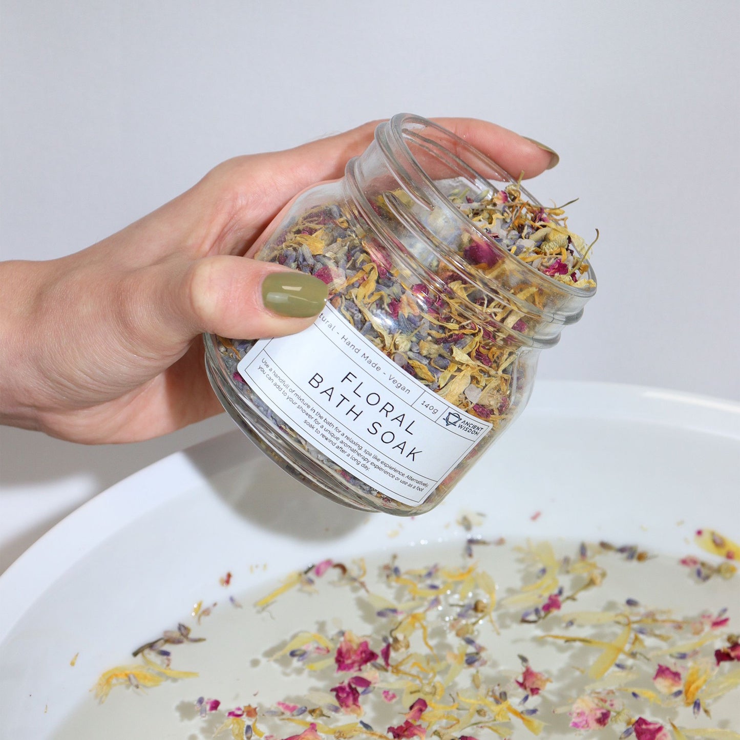 Natürliches Blütenbad-Salz – 140 g für ein sinnliches Wellness-Erlebnis