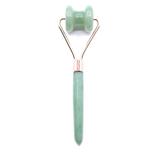 Jade Gesichtsroller mit Doppelrolle für Lymphdrainage & Contouring