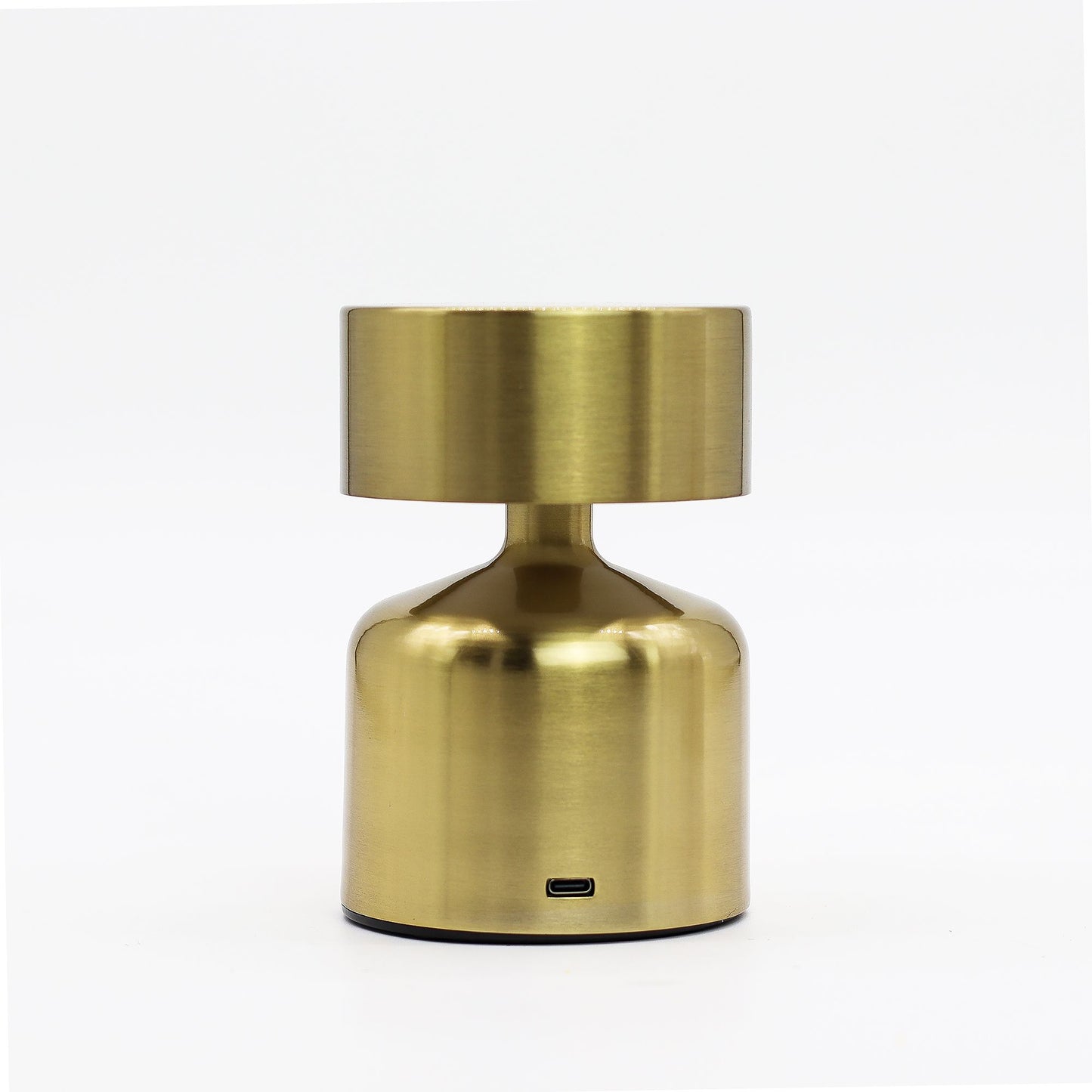 Berührungslampe Flat Mushroom in Bronze - USB-C aufladbar