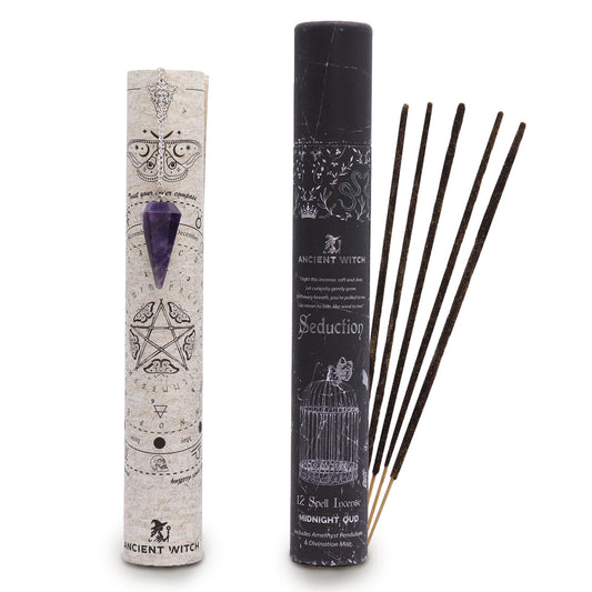 Ritualräucherwerk Seduction - Midnight Oud & Amethyst für sinnliche Atmosphäre