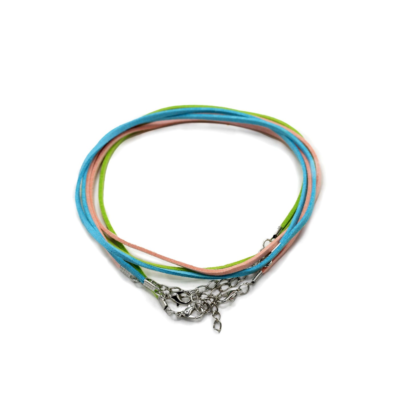 Set mit 10 Anhänger-Kordeln aus Wildlederimitat – 2,5mm x 55cm in harmonischen Farben