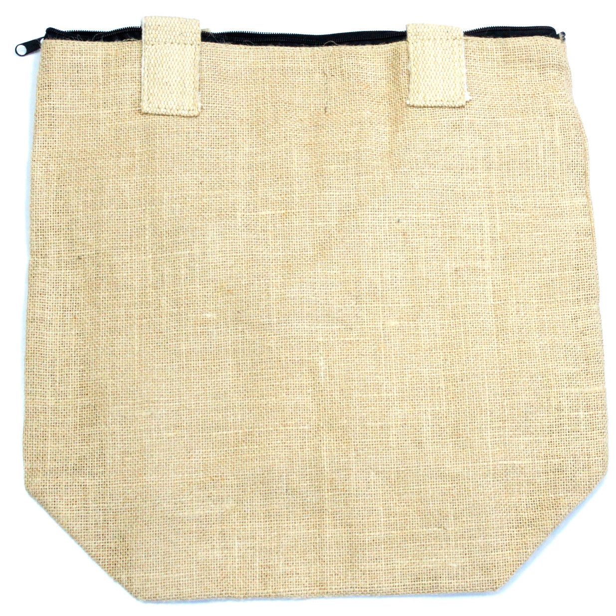 Jute Shopper mit Reißverschluss – Unbedruckt für Ihre Individualisierung