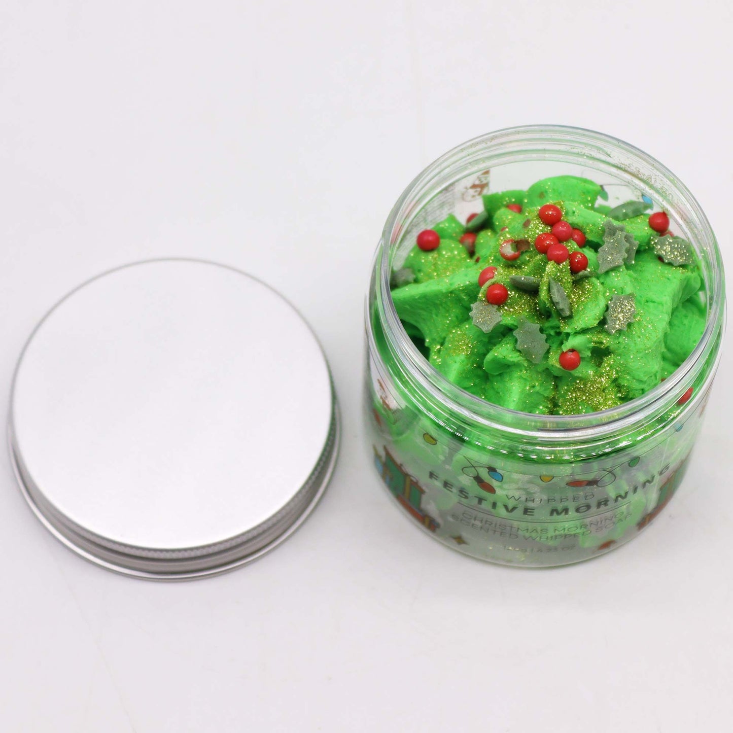 Festlicher Morgen – Cremige Schlagseife mit Zucker-Dekor (120g)