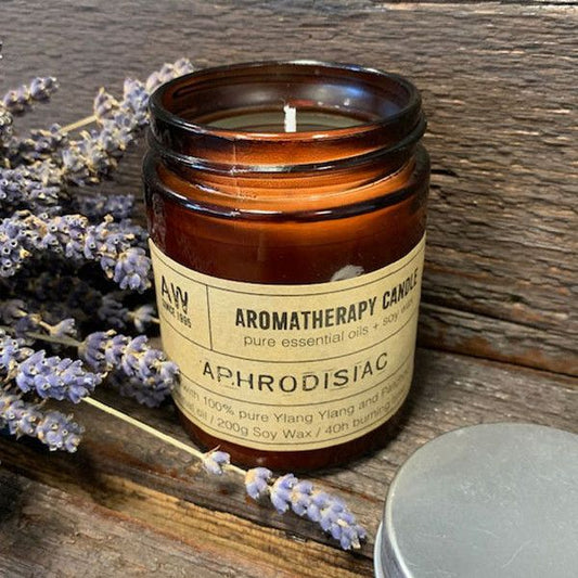 Duftkerze Ylang-Ylang & Patchouli - 200g Sojawachs für sinnliche Atmosphäre