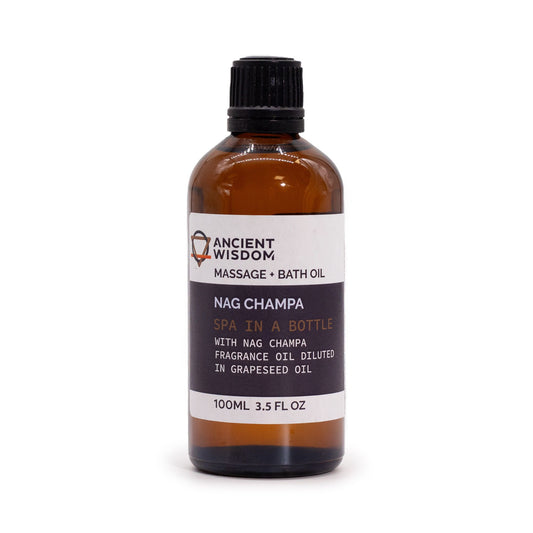 Harmonie Massageöl mit Nag Champa – 100ml in Traubenkernöl