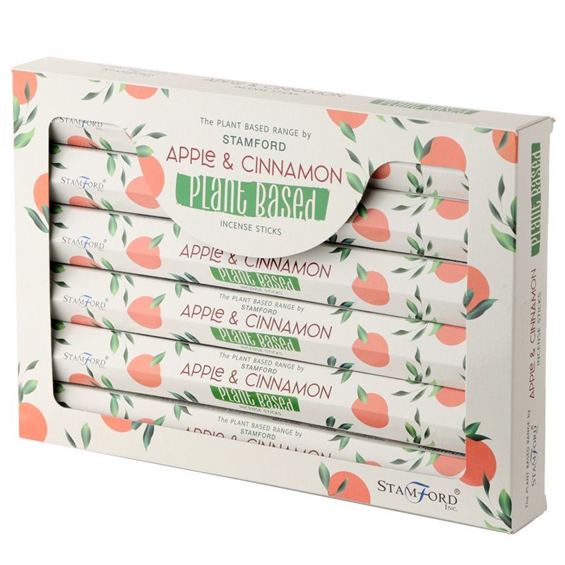 Premium Räucherstäbchen Apfel & Zimt – Pflanzlich & Handgerollt