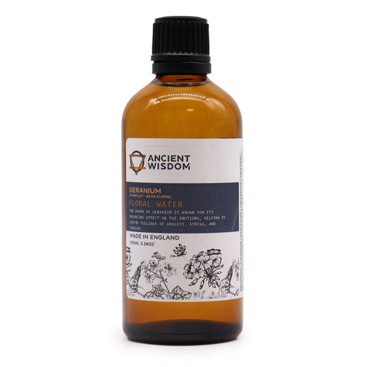 Geranium Hydrolat – Reines Blütenwasser als Gesichtstoner 100 ml