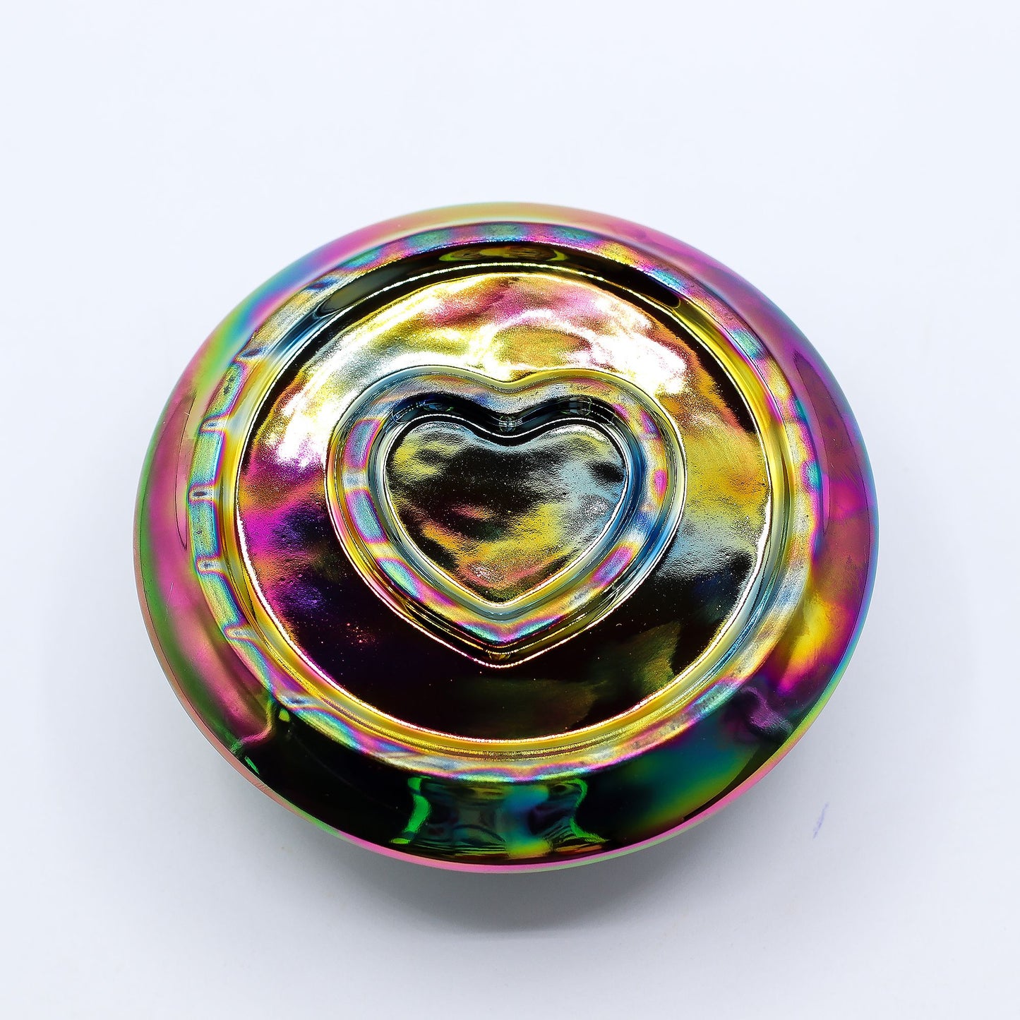 Palo Santo Halter 'Metallic Mandala' – Regenbogenfarben für Räucherrituale