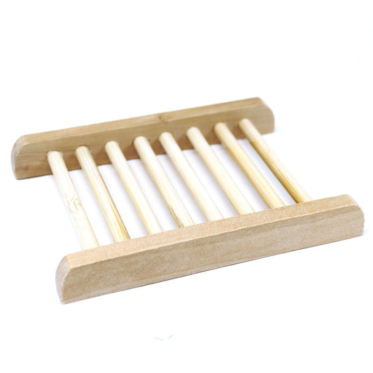 Seifenschale aus Hemu-Holz im Stufenrost-Design