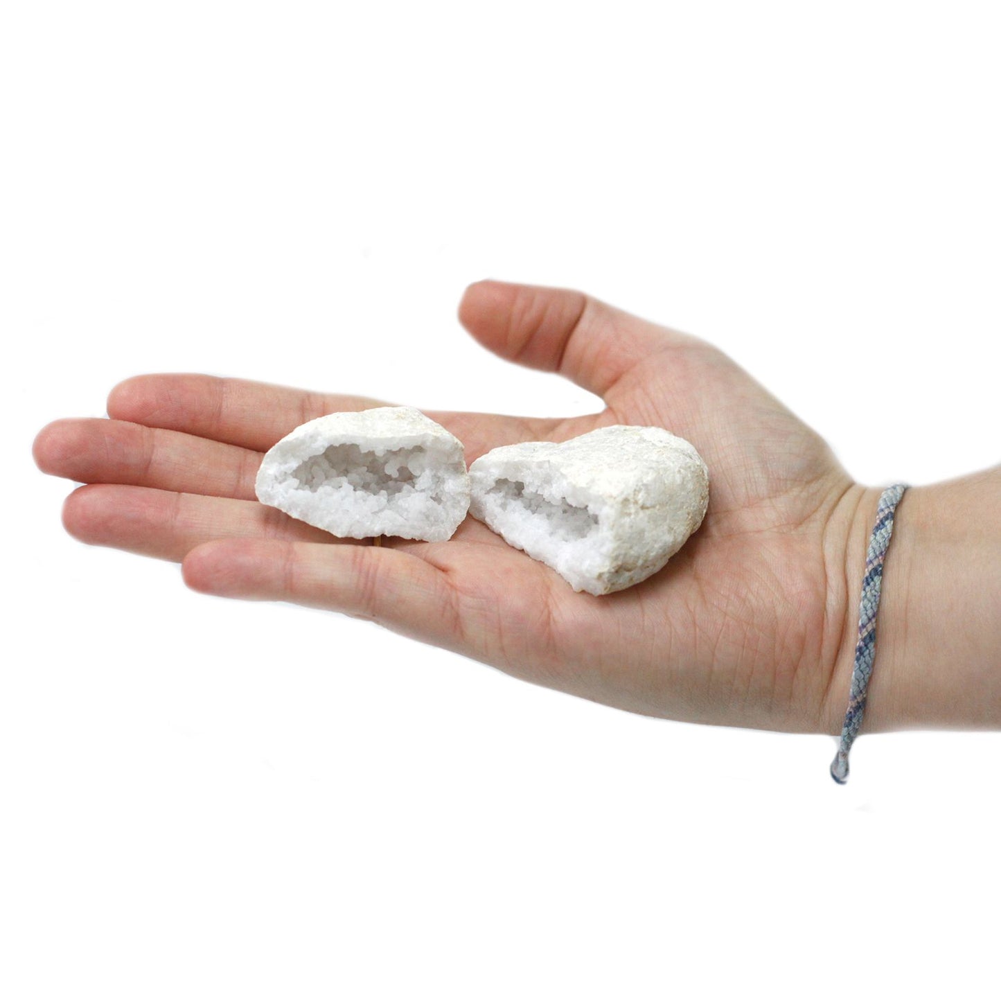 Natürliche Kalzit-Quarz-Geode 3-4 cm – Kristallschatz aus Marokko