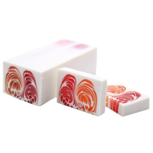 Handgeschnittene Naturseife Grapefruit - Frische Zitrusnote