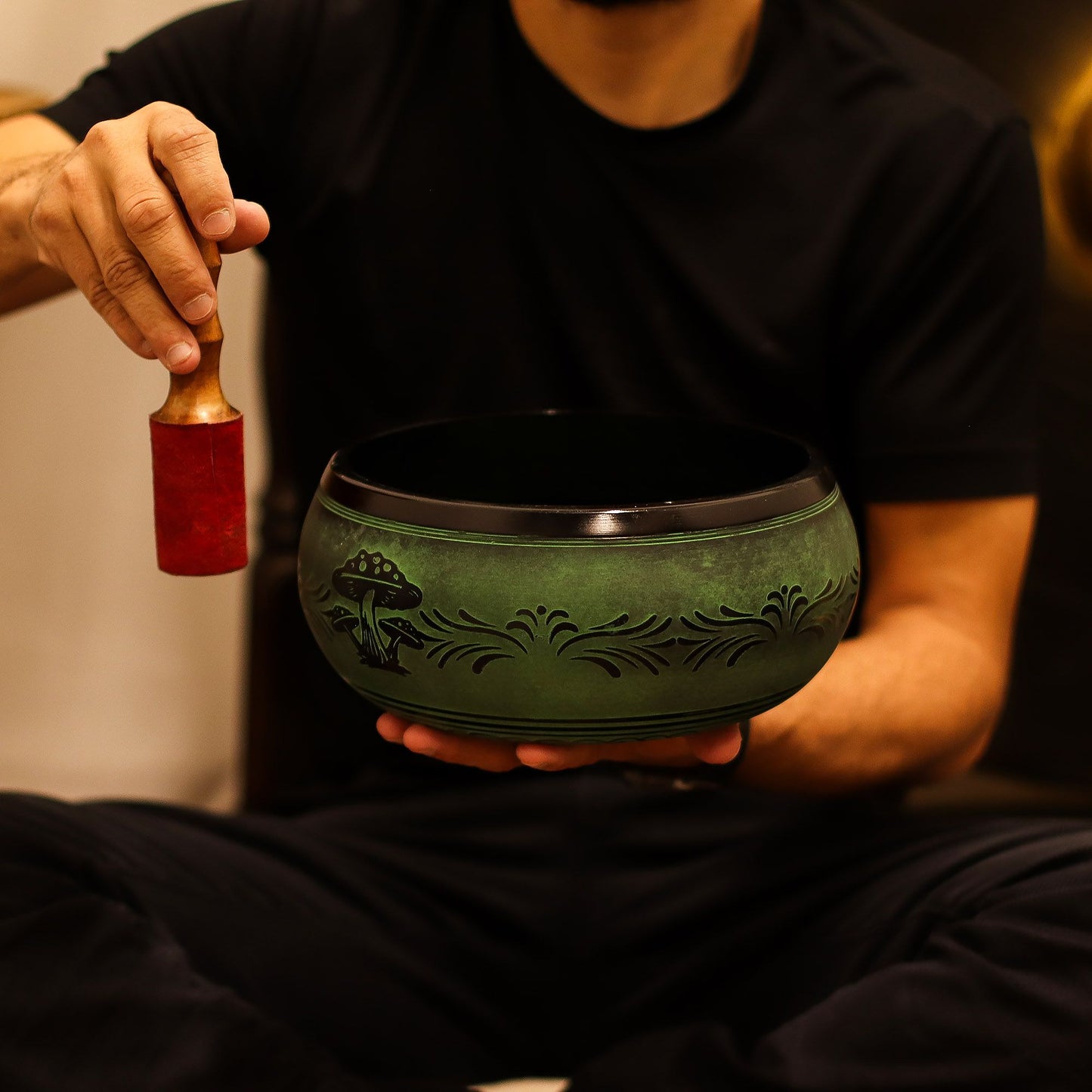 Singing Bowl Moosgrün – Extra-Laut mit kraftvollen Klangschwingungen