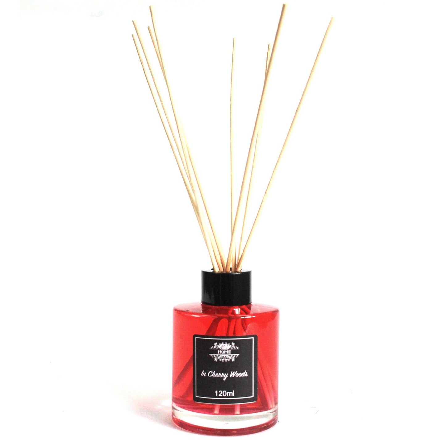 Duftdiffusor Kirschholz - 120ml mit natürlichen Rattanstäbchen