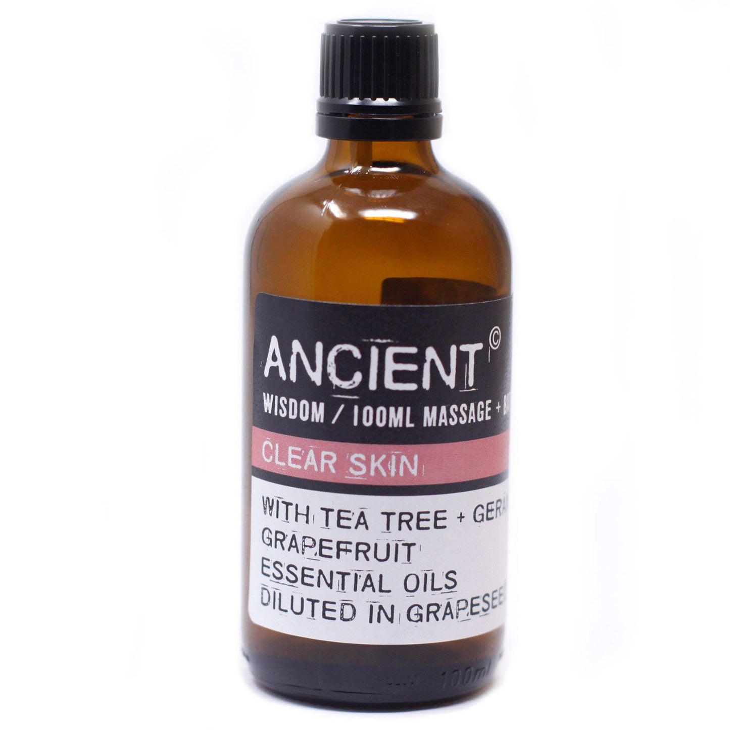 Natürliches Massageöl für klare Haut – Teebaum, Grapefruit & Geranie