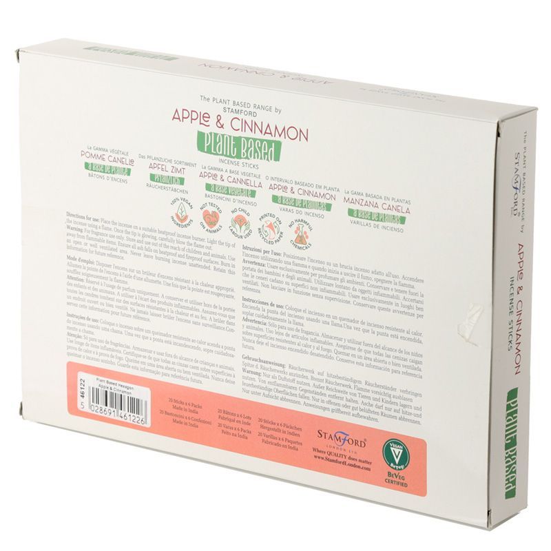 Premium Räucherstäbchen Apfel & Zimt – Pflanzlich & Handgerollt