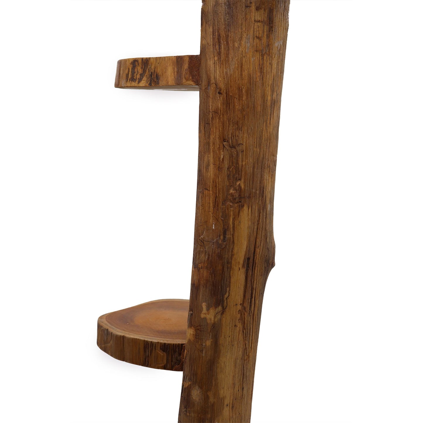 Massivholz-Regal aus Teak mit 3 Böden – Zeitloses Designobjekt