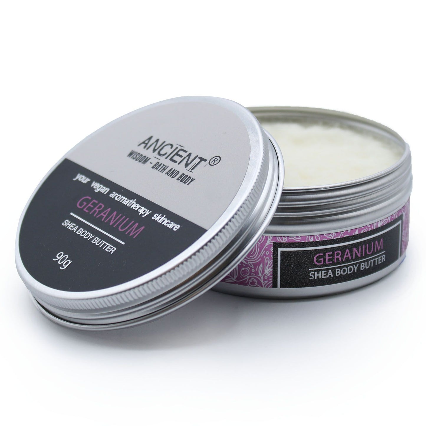 Geranium-Karité Körperbutter 90g - Aromatherapie Pflege