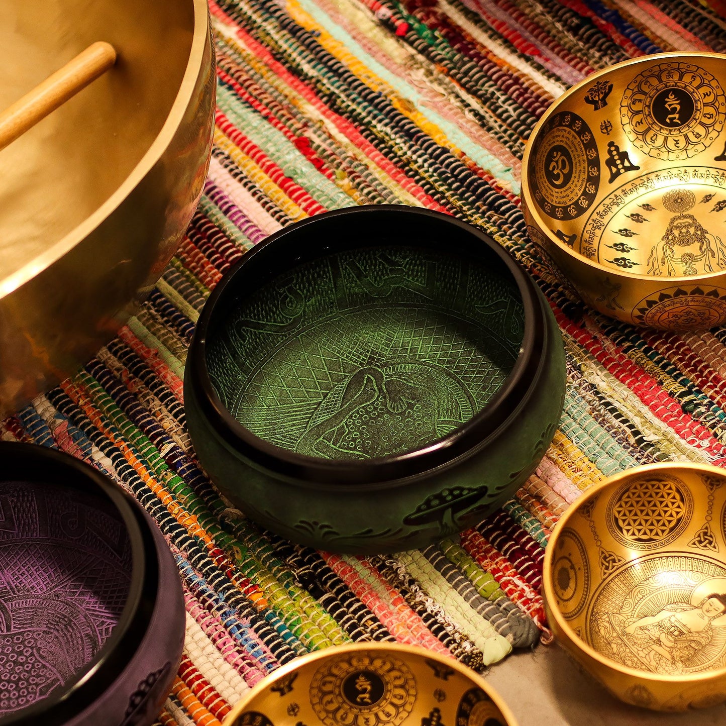 Singing Bowl Moosgrün – Extra-Laut mit kraftvollen Klangschwingungen