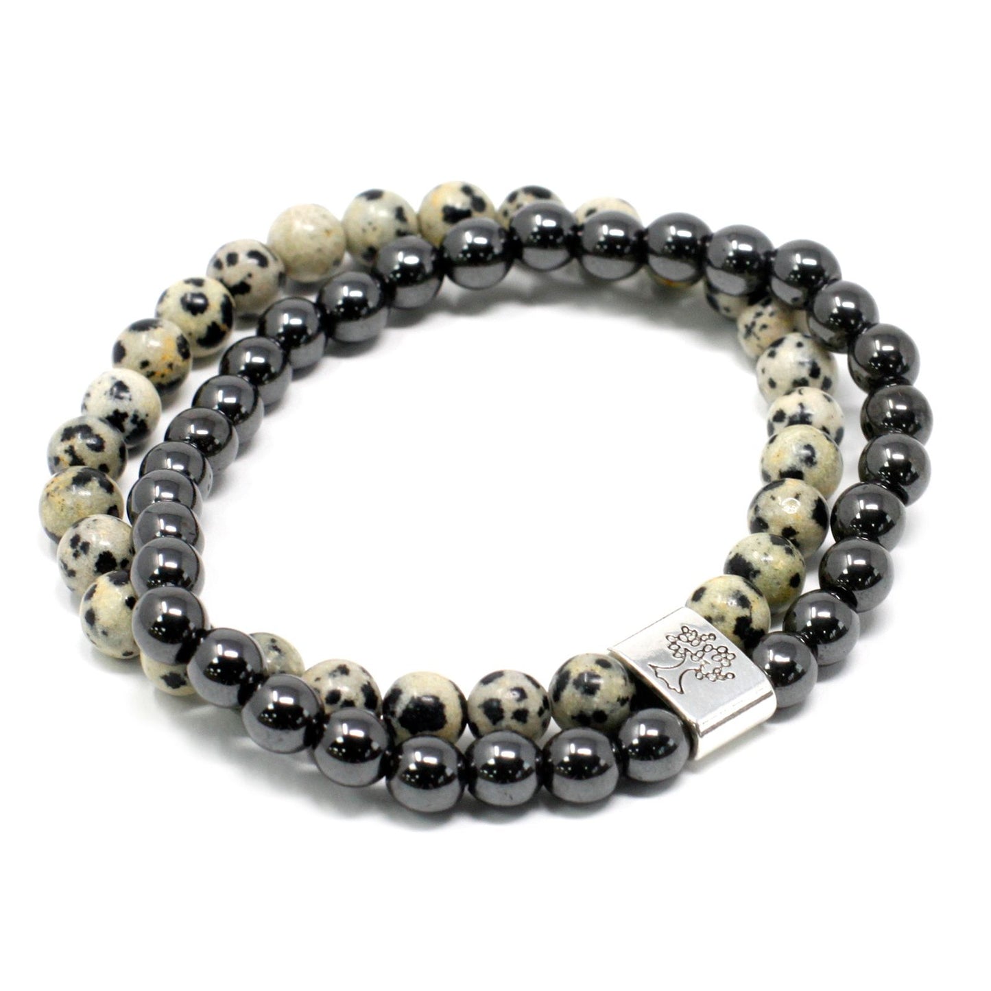 Magnetarmband aus Dalmatiner-Jaspis – Natürliche Balance für Ihr Handgelenk