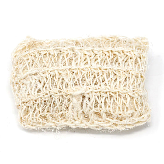 Natürliches Peeling-Kissen aus Sisal & Baumwolle für sanfte Hauterneuerung