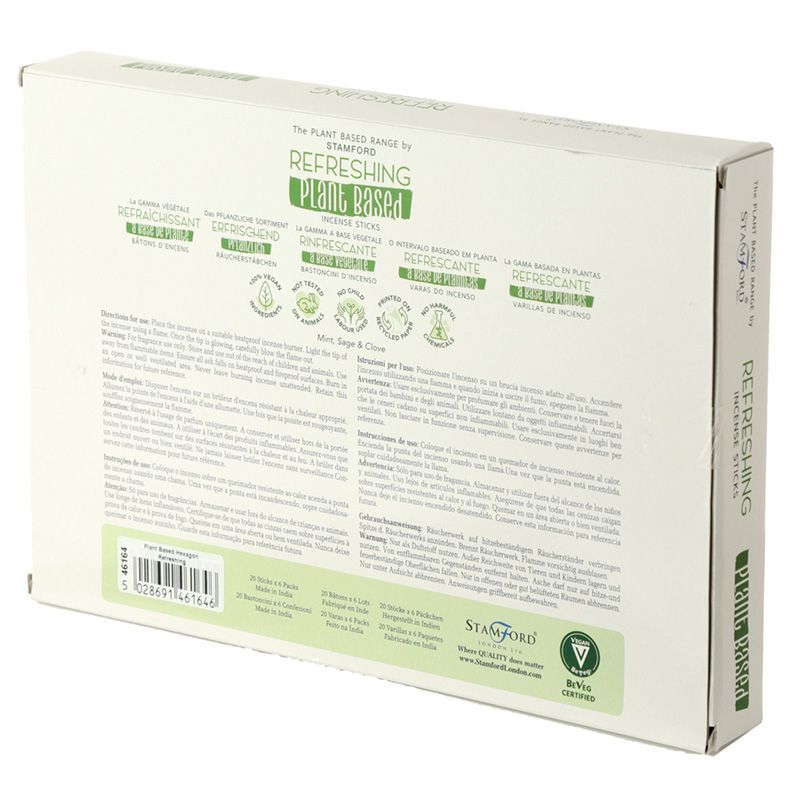 Stamford Premium Räucherstäbchen 'Erfrischend' – Pflanzenbasierte Duftkomposition