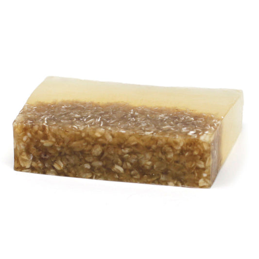 Naturseife mit Honig & Haferflocken – Sanftes Peeling für die Haut (100g)