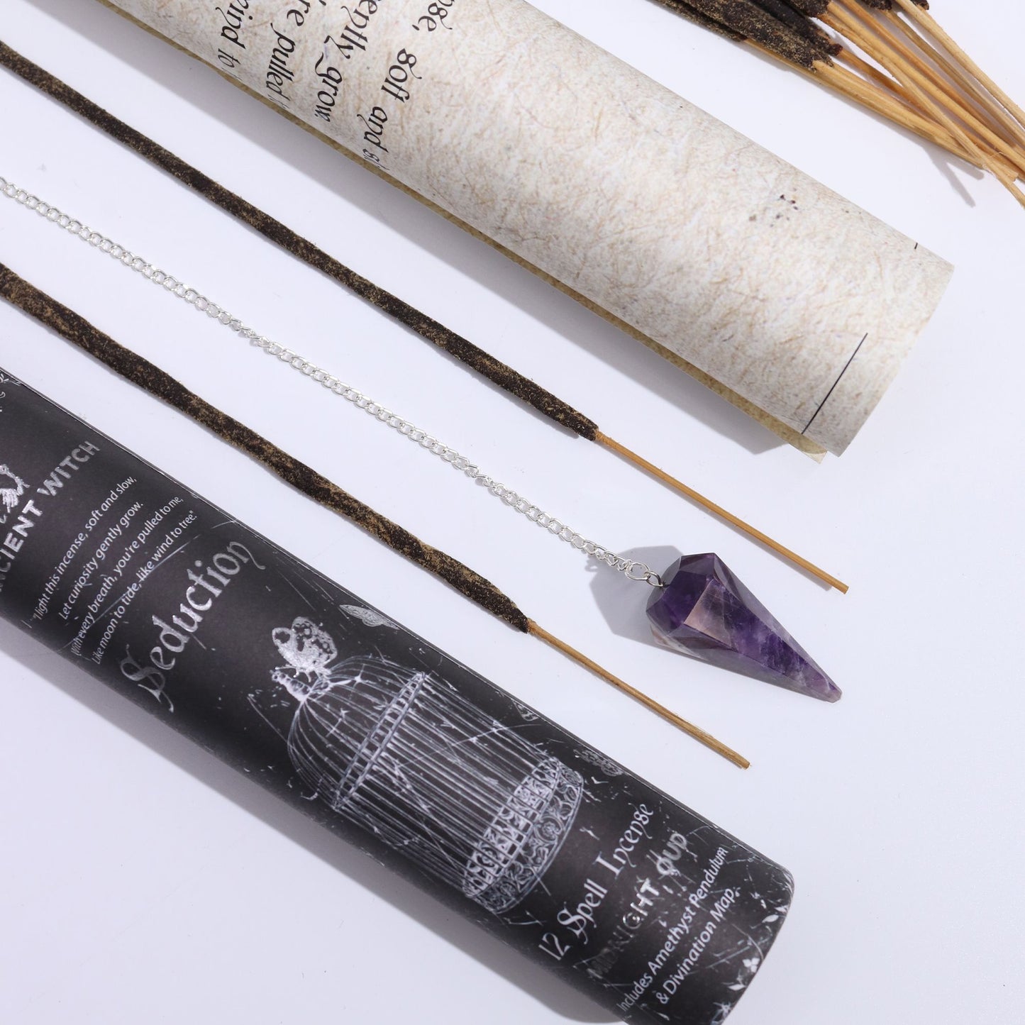 Ritualräucherwerk Seduction - Midnight Oud & Amethyst für sinnliche Atmosphäre