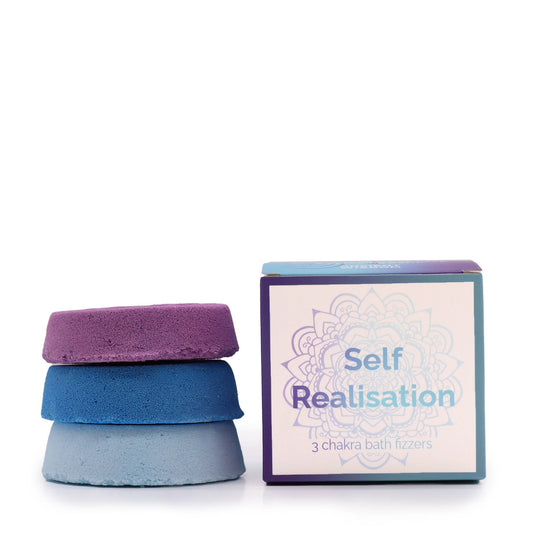 Chakra Self Realisation Badesprudel-Set – 3 Edelsteine für Ihr Bad