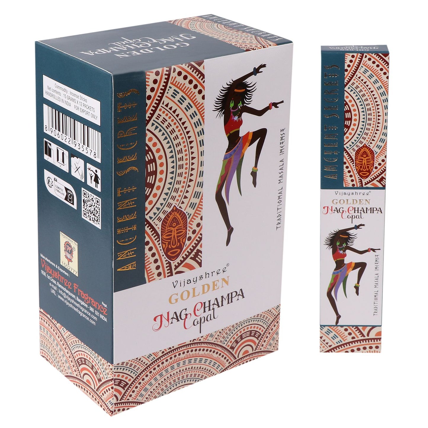 Räuchermischung Goldener Copal & Nag Champa – 15g