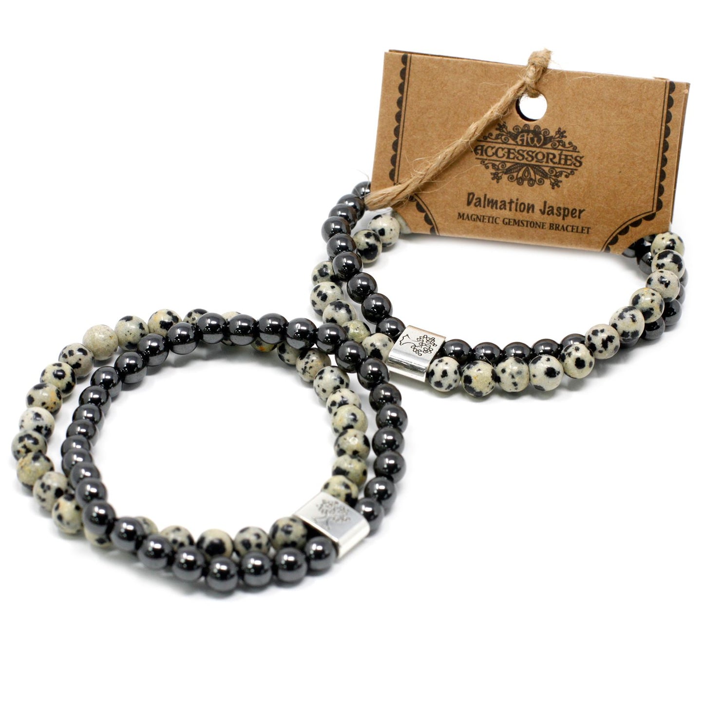 Magnetarmband aus Dalmatiner-Jaspis – Natürliche Balance für Ihr Handgelenk