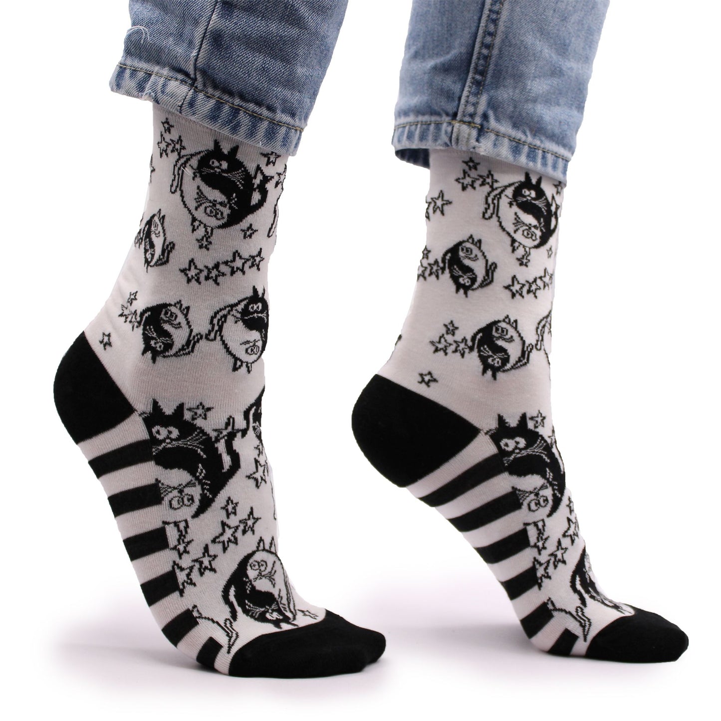 Bambus Socken Ying Yang - Harmonie für Ihre Füße