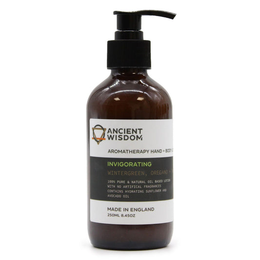 Natürliche Körperlotion mit Wintergrün, Oregano & Thymian – 250ml