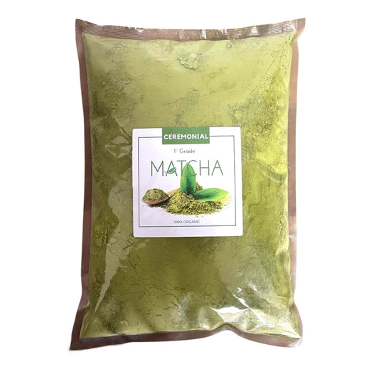 Zeremonieller Bio Matcha Grüntee – 1 Kg Premium-Pulver für die traditionelle Teezeremonie